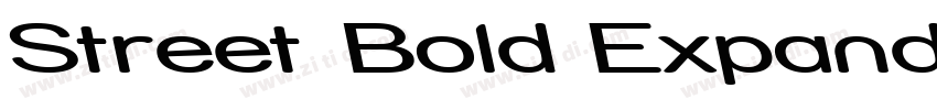 Street Bold Expanded字体转换